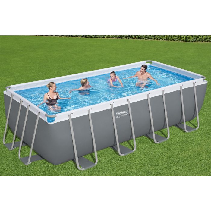 Stahlrahmen-Pool 488 x 244 x 122 cm