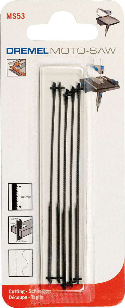 5 Mehrzweck-Metallsägeblätter MS53 zu Laubsäge 99076