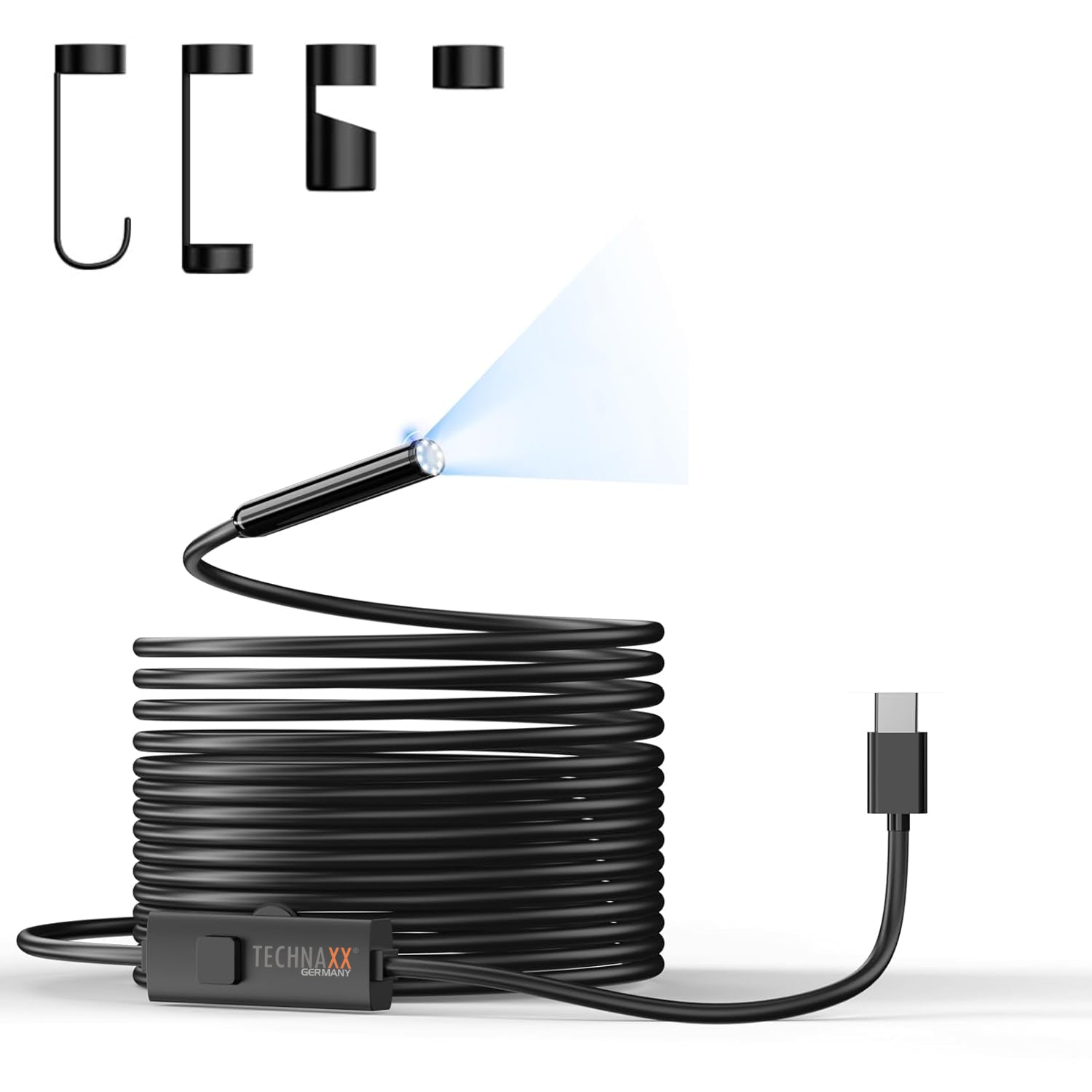 USB-C Endoskopkamera mit Licht TX-386