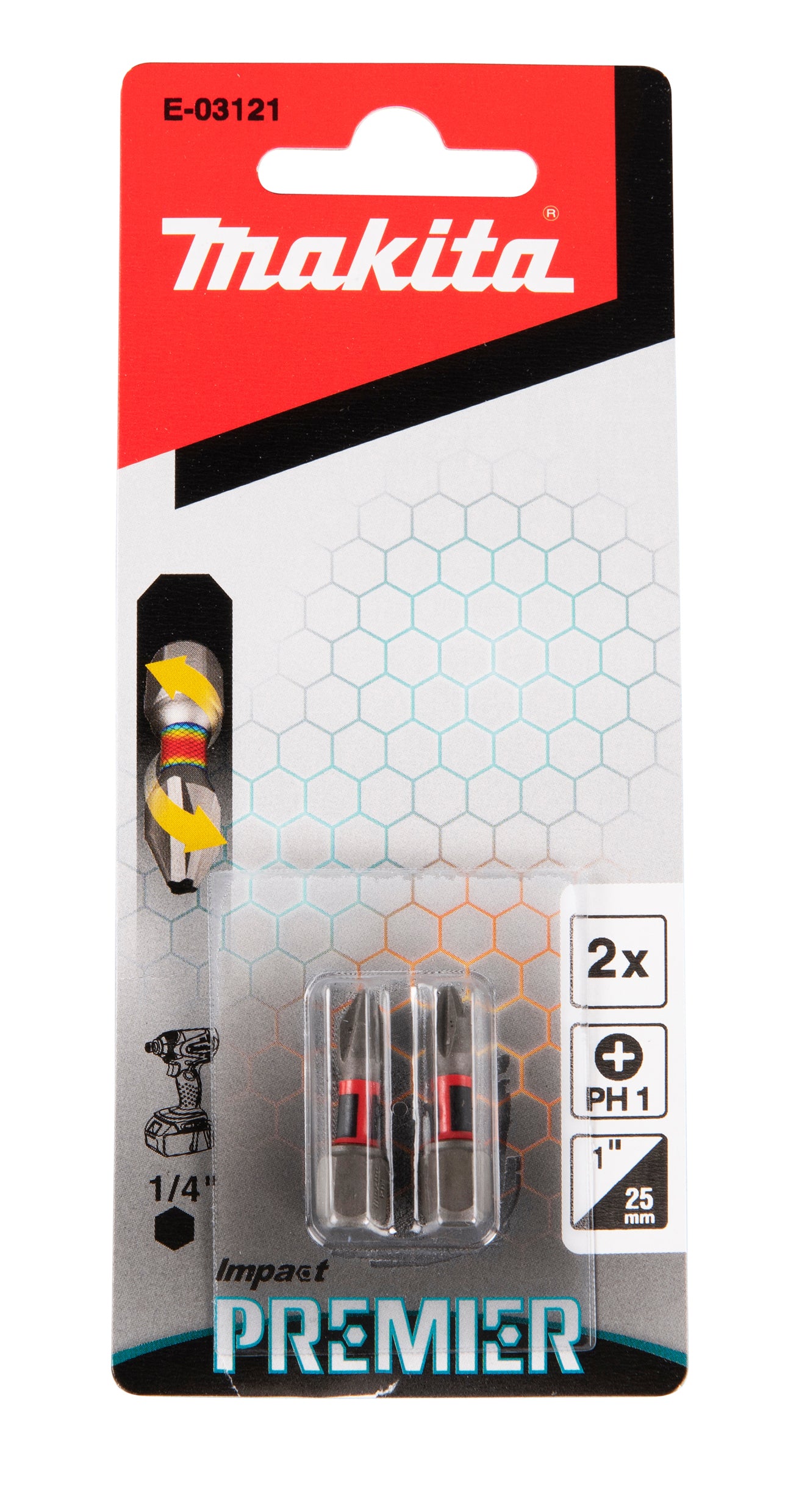 Impact Premier Bits PH1 25 mm