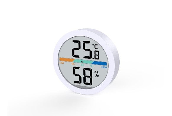 Rundthermometer und Hygrometer