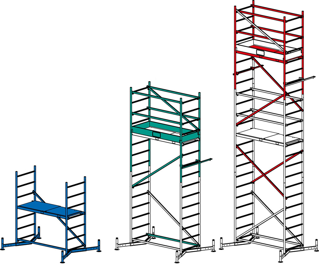 Alu-Arbeitsgerüst 1- Aufstockung Climtec