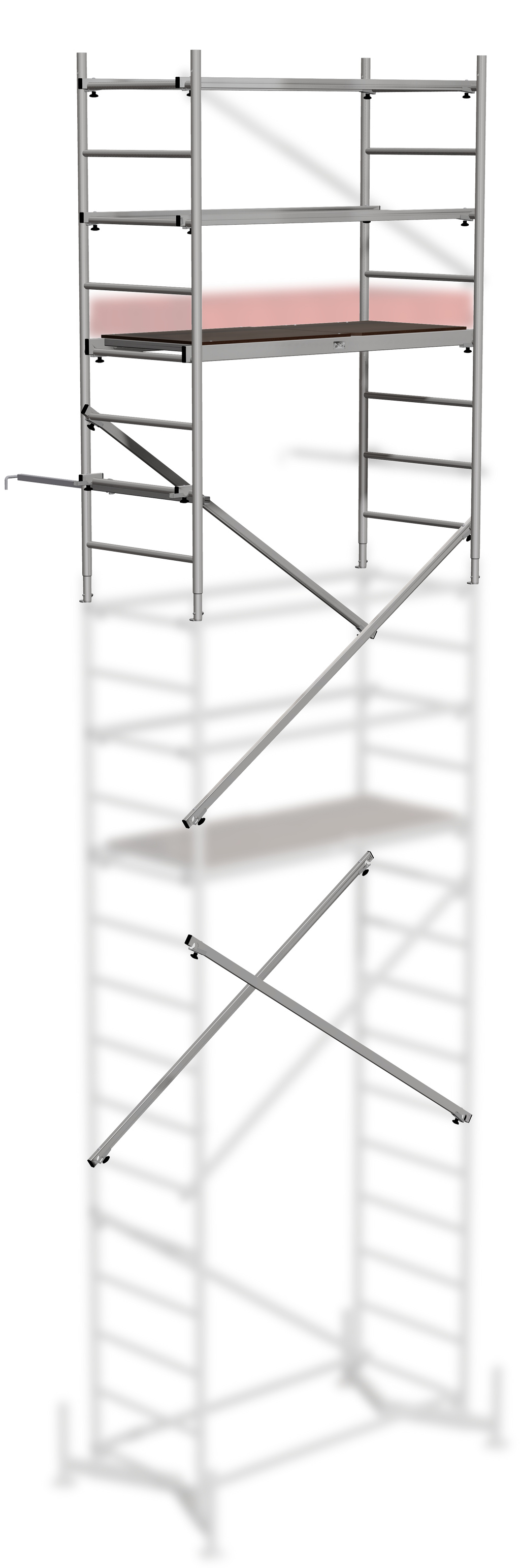 ClimTec Alu-ArbeitsGerüst 2. Aufstockung