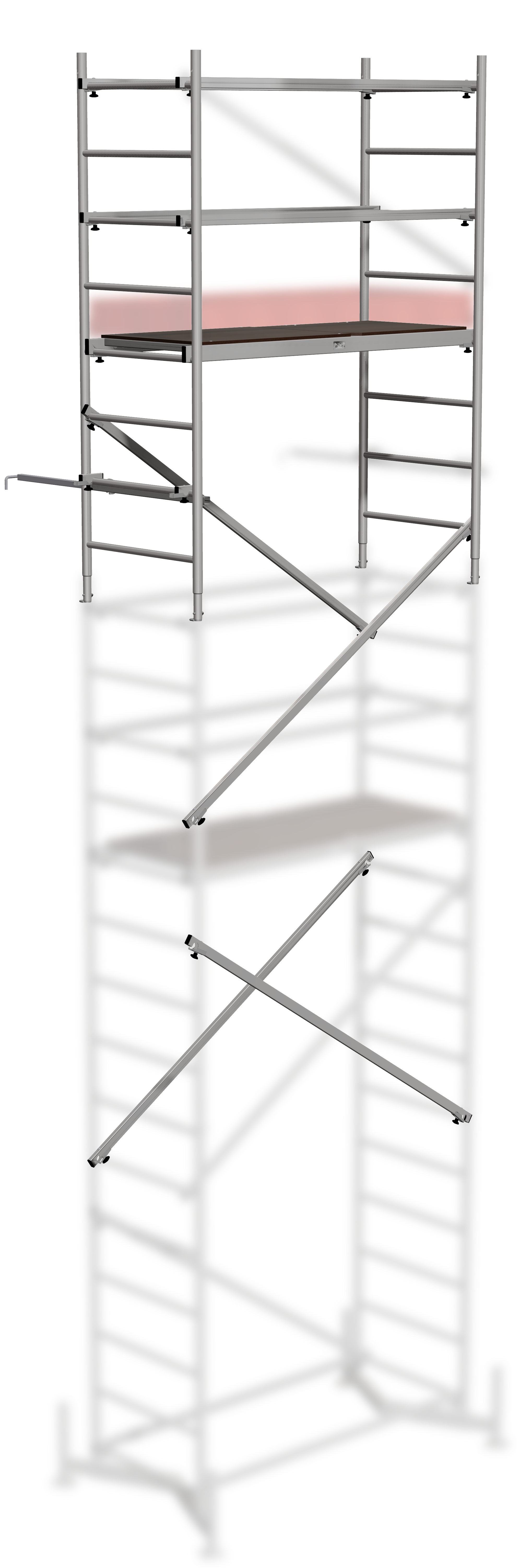 ClimTec Alu-ArbeitsGerüst 2. Aufstockung