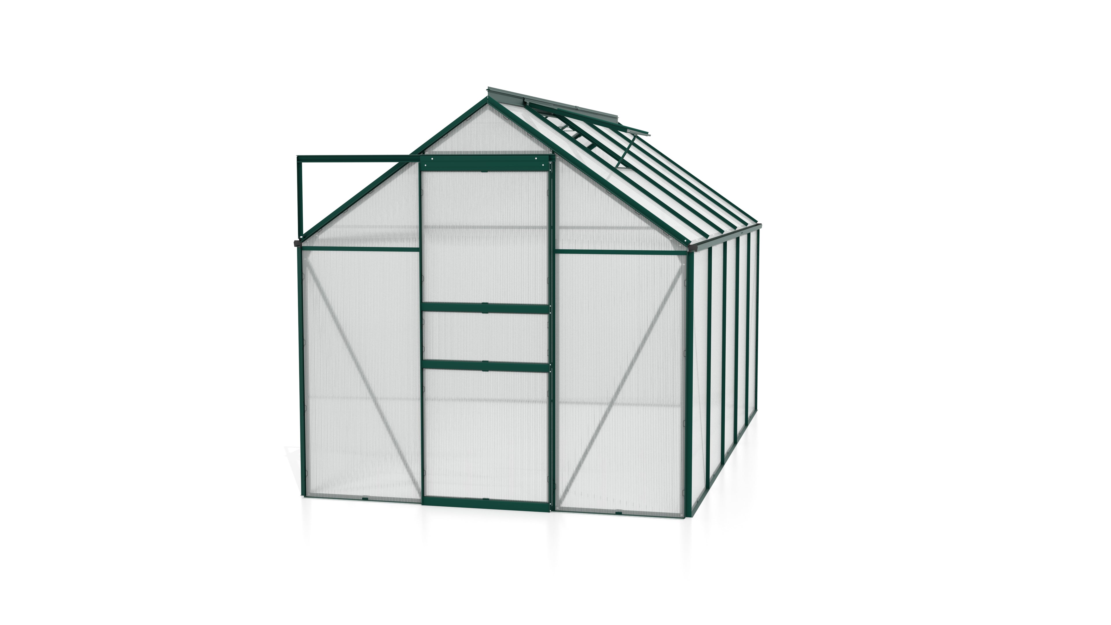 Gewächshaus Comet 6200 HKP4mm, smaragd - Set