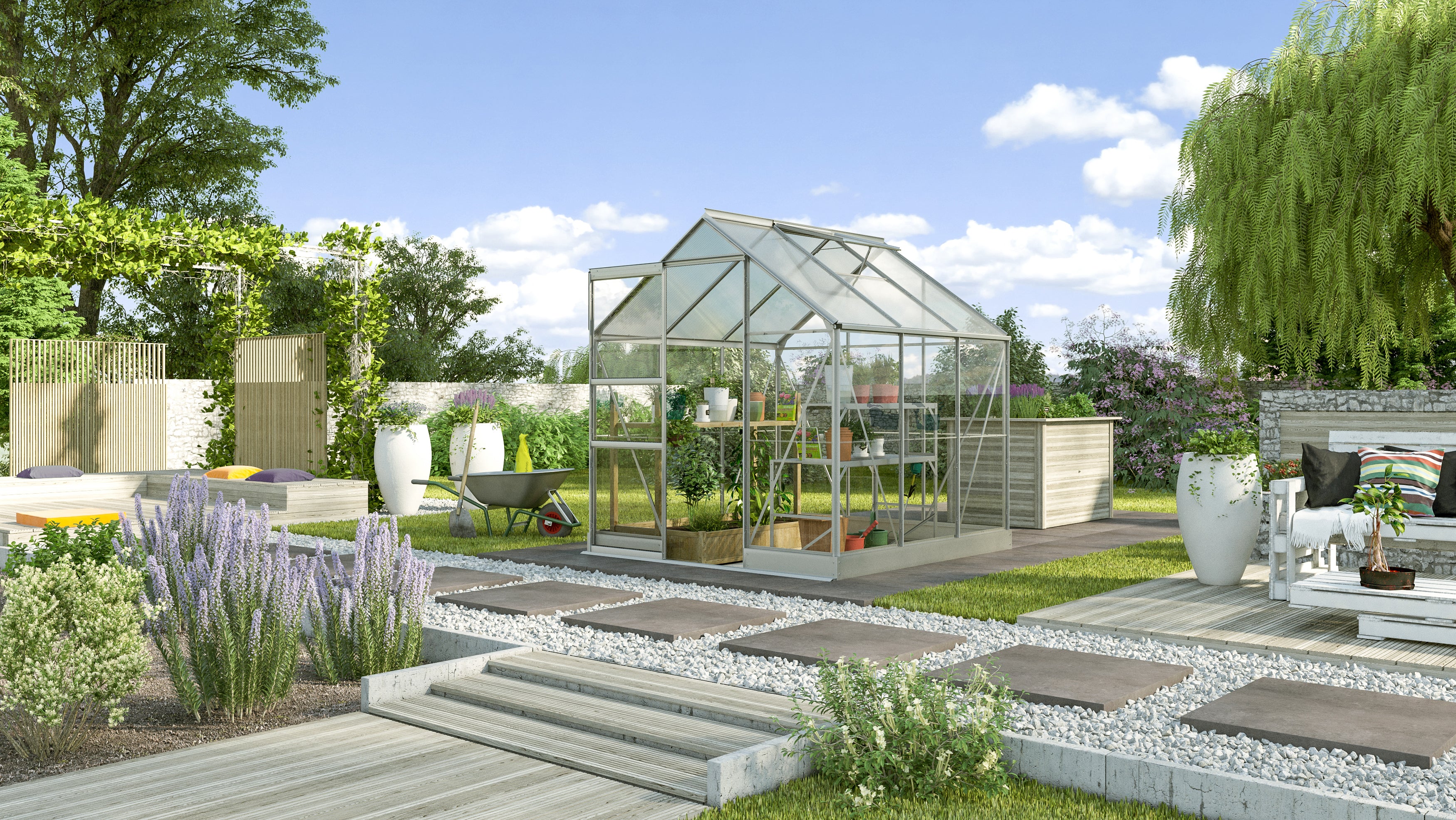Gewächshaus Kapitol 3800 ESG/HKP