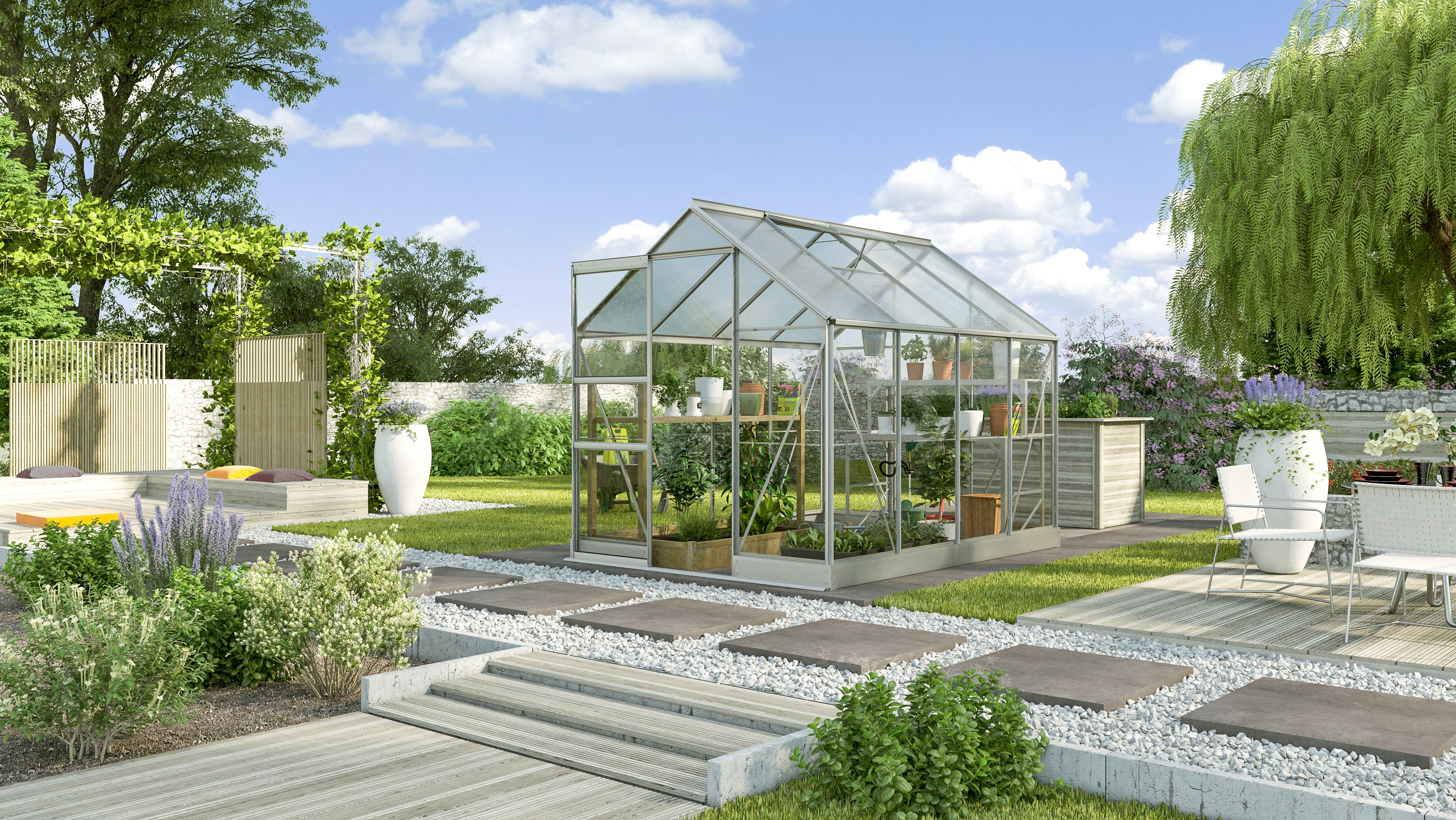 Gewächshaus Kapitol 5000 ESG/HKP