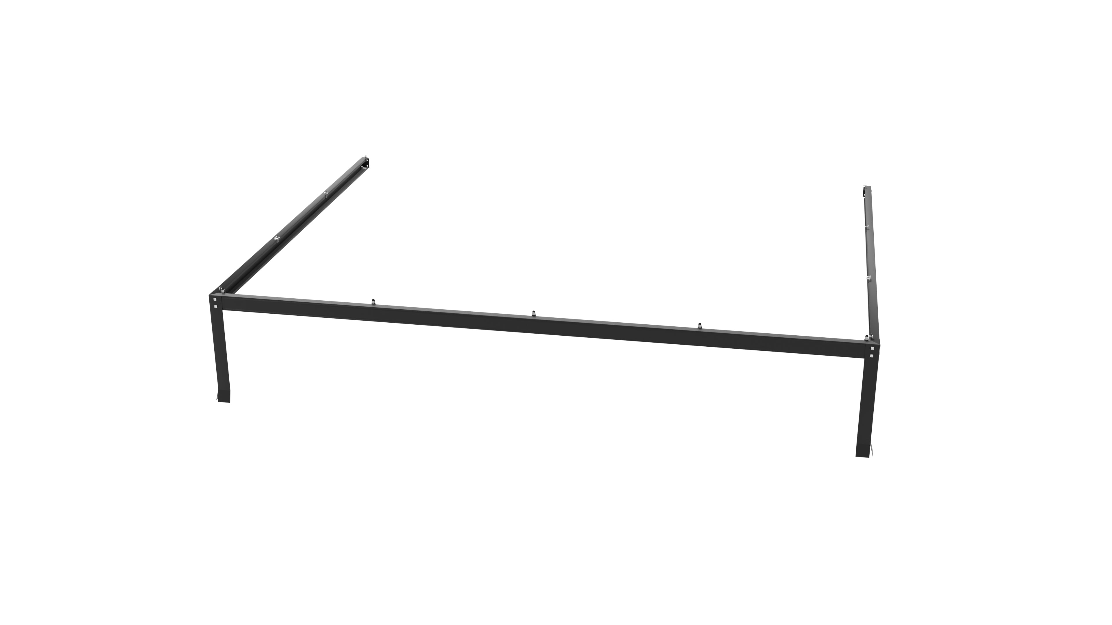 Gewächshaus Ida 5200 HKP 6mm, schwarz - Set