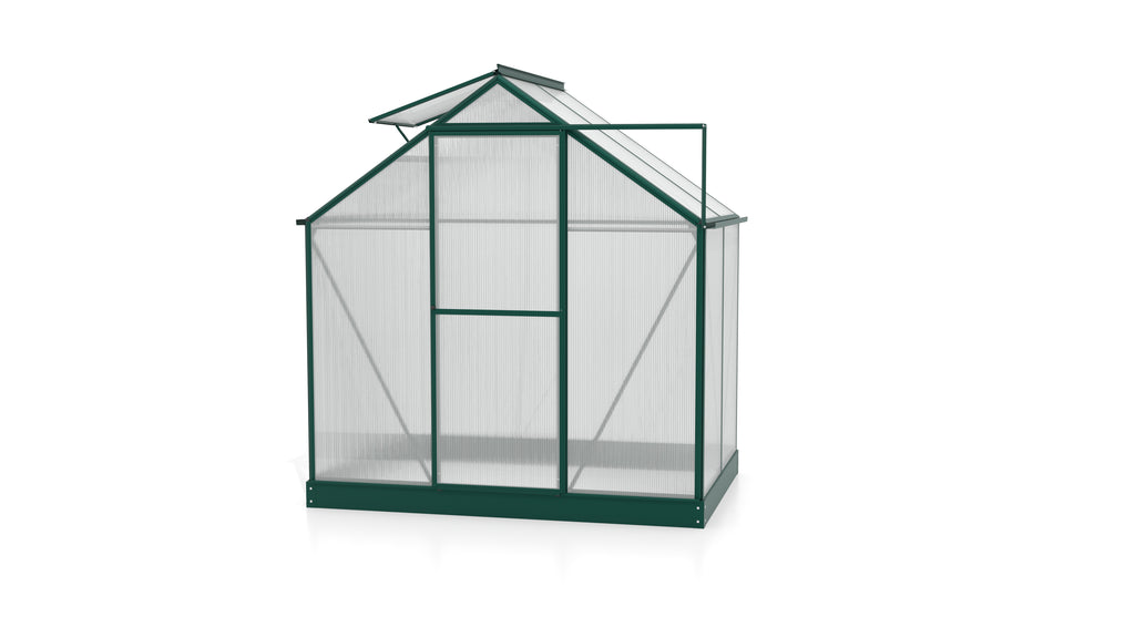 Gewächshaus Triton 2500 HKP 6mm, smaragd - Set
