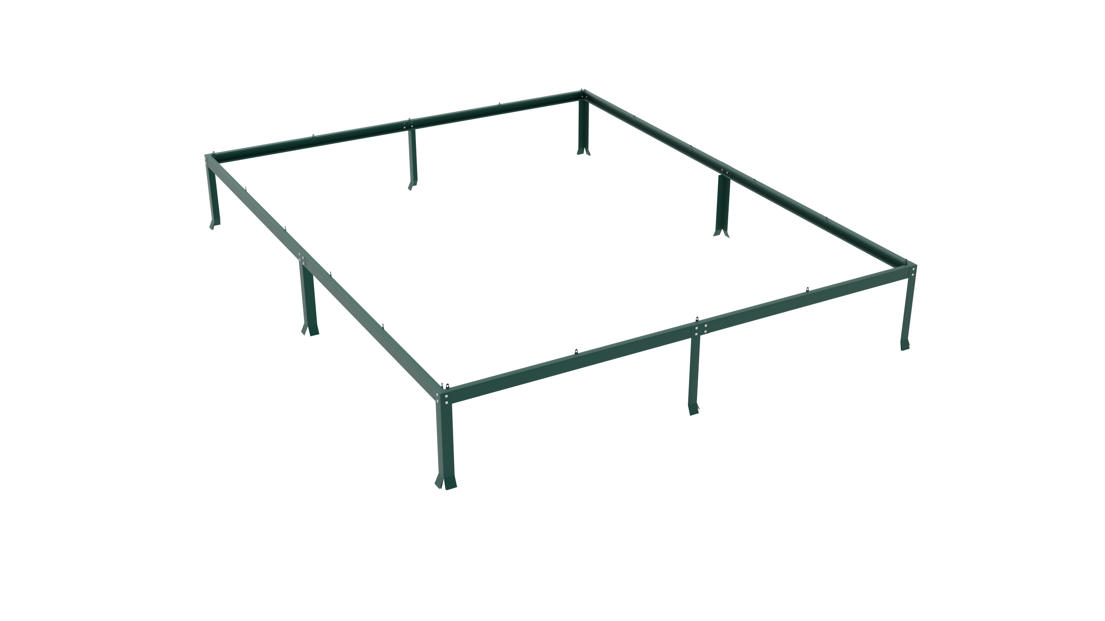 Gewächshaus Uranus 8300 HKP 6mm, smaragd - Set
