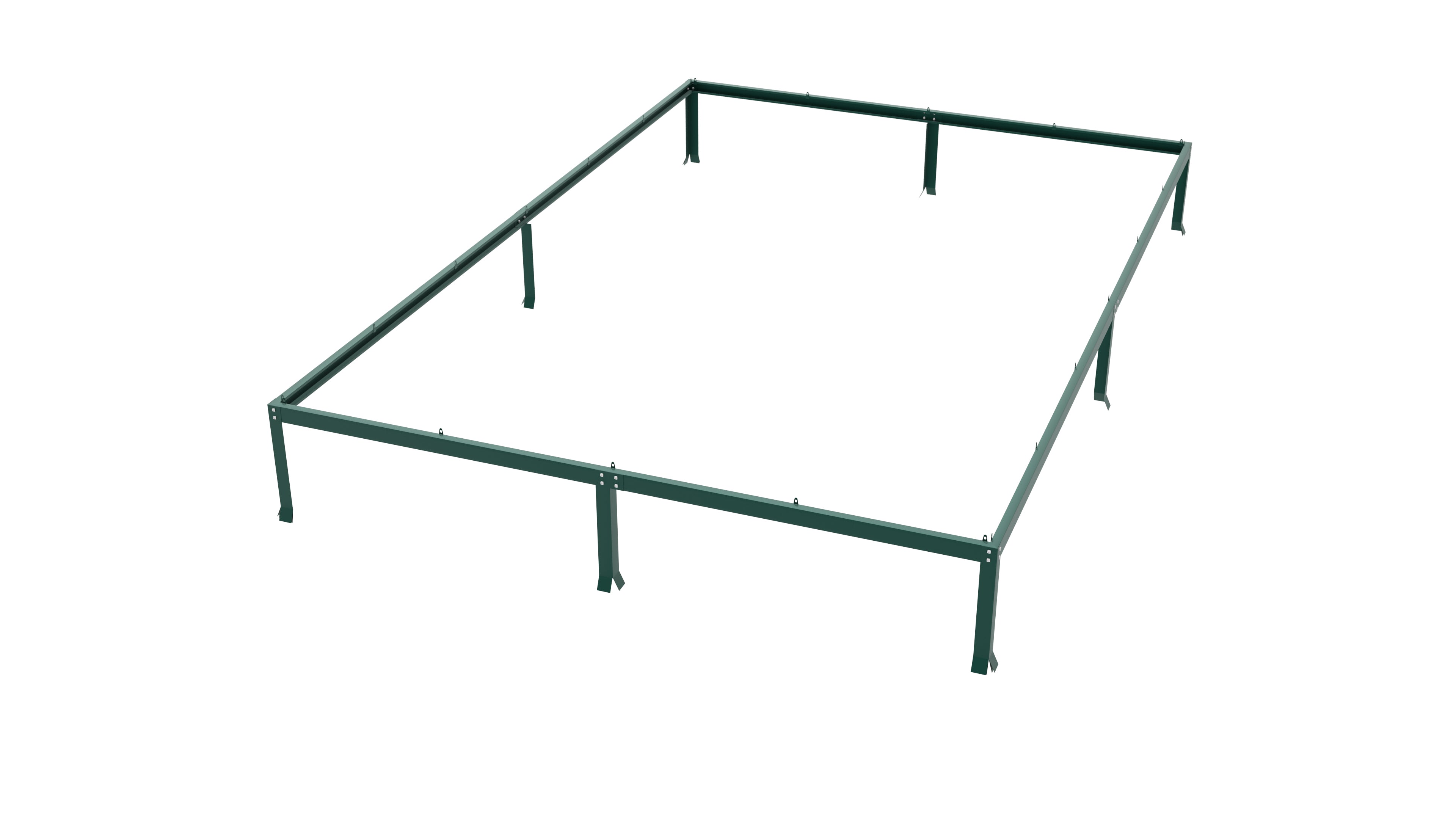 Gewächshaus Uranus 9900 HKP 6mm, smaragd - Set