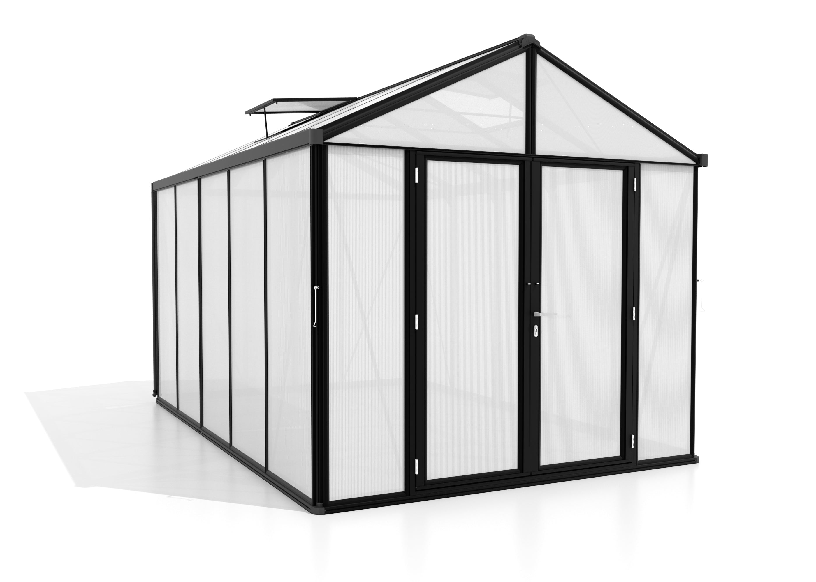 Gewächshaus Zeus Comfort 10000 HKP 16mm, schwarz