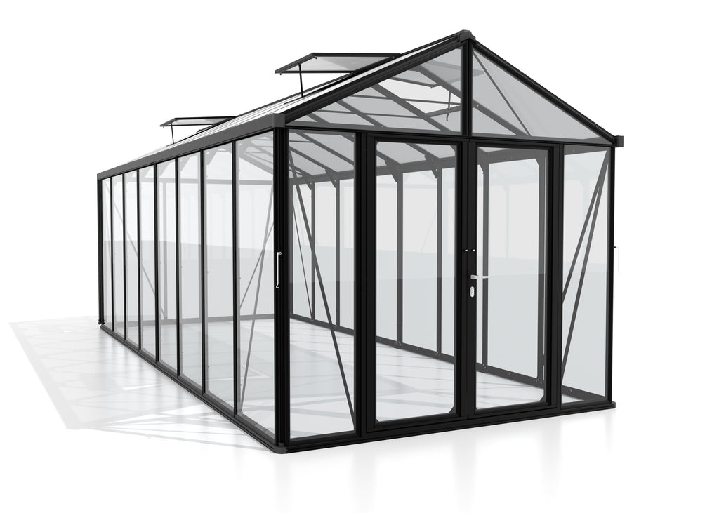 Gewächshaus Zeus Comfort 15700 ESG/HKP, schwarz