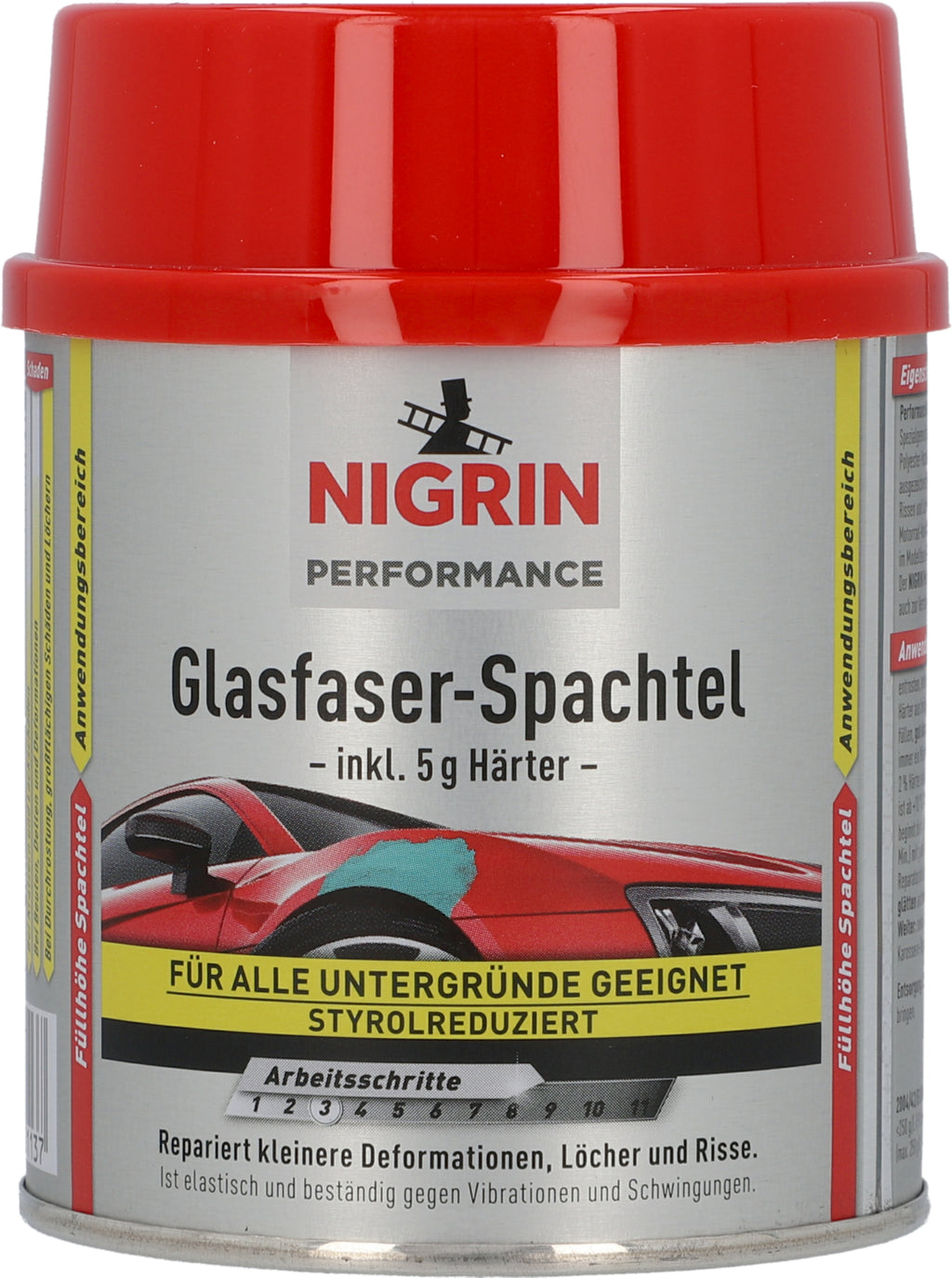 Performance Glasfaser-Spachtel 250g 2-teilig