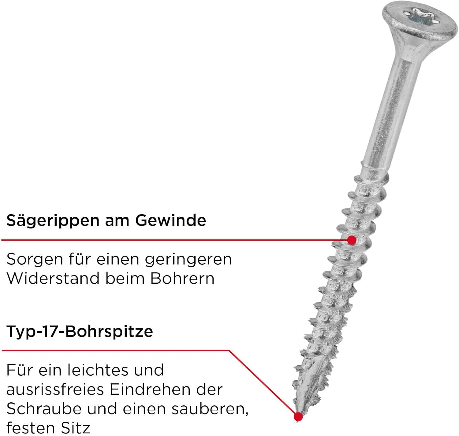 Spanplattenschrauben Cr3 Tx10