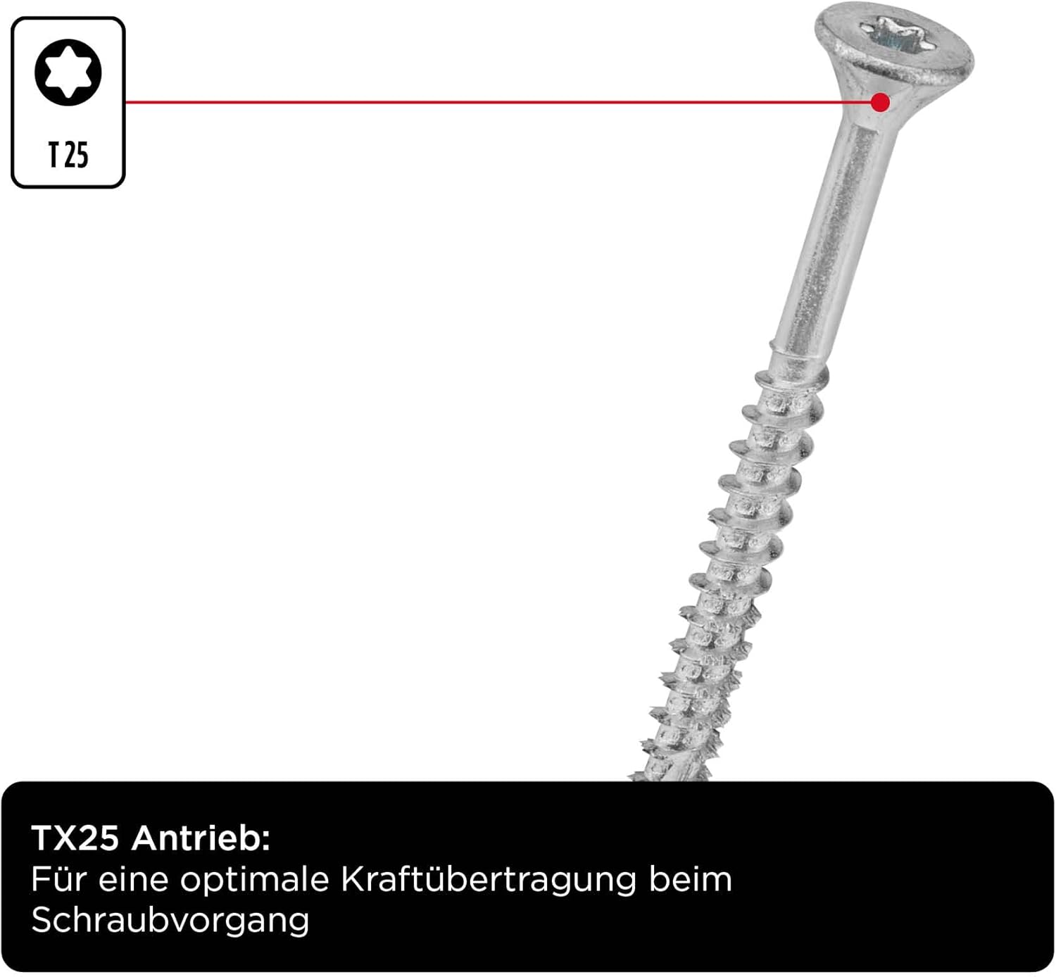 Spanplattenschrauben Cr3 Tx20 4x