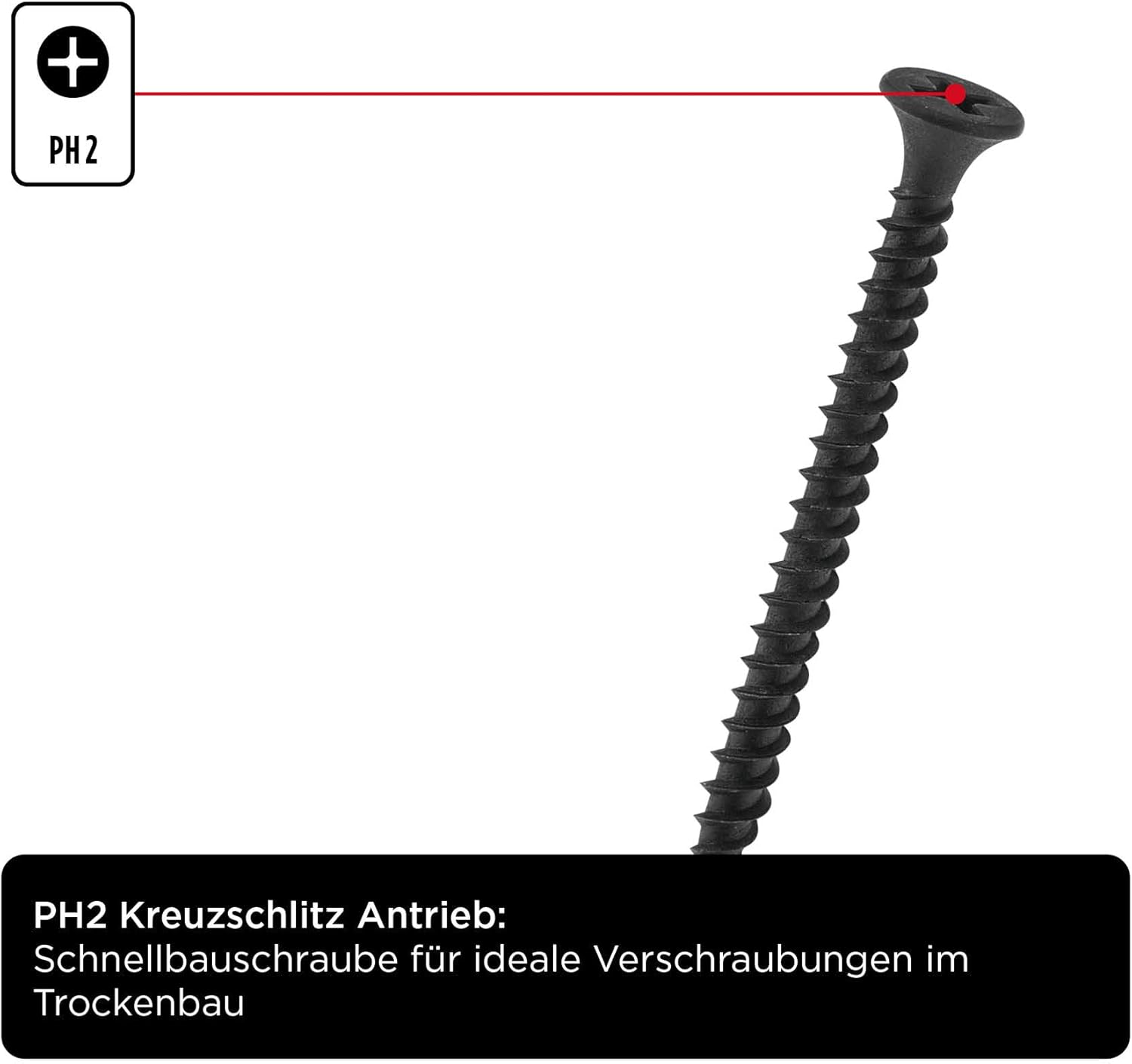 Trockenbauschrauben Ph2 3,9x