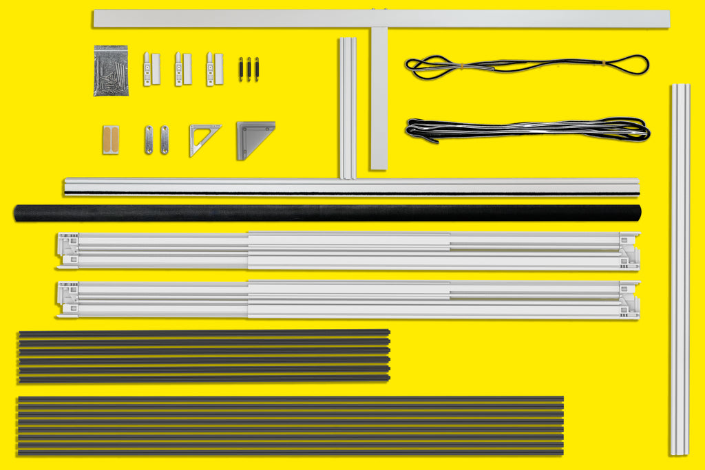 Insekten-Klapptür 100 x 210 cm Weiß