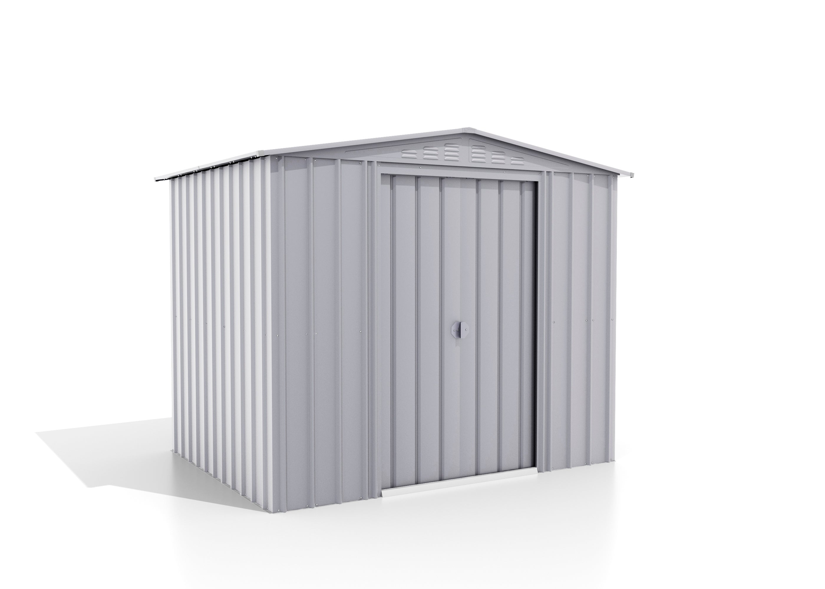 Metallgerätehaus Gartenmanager Dream 86, silber metallic - Set