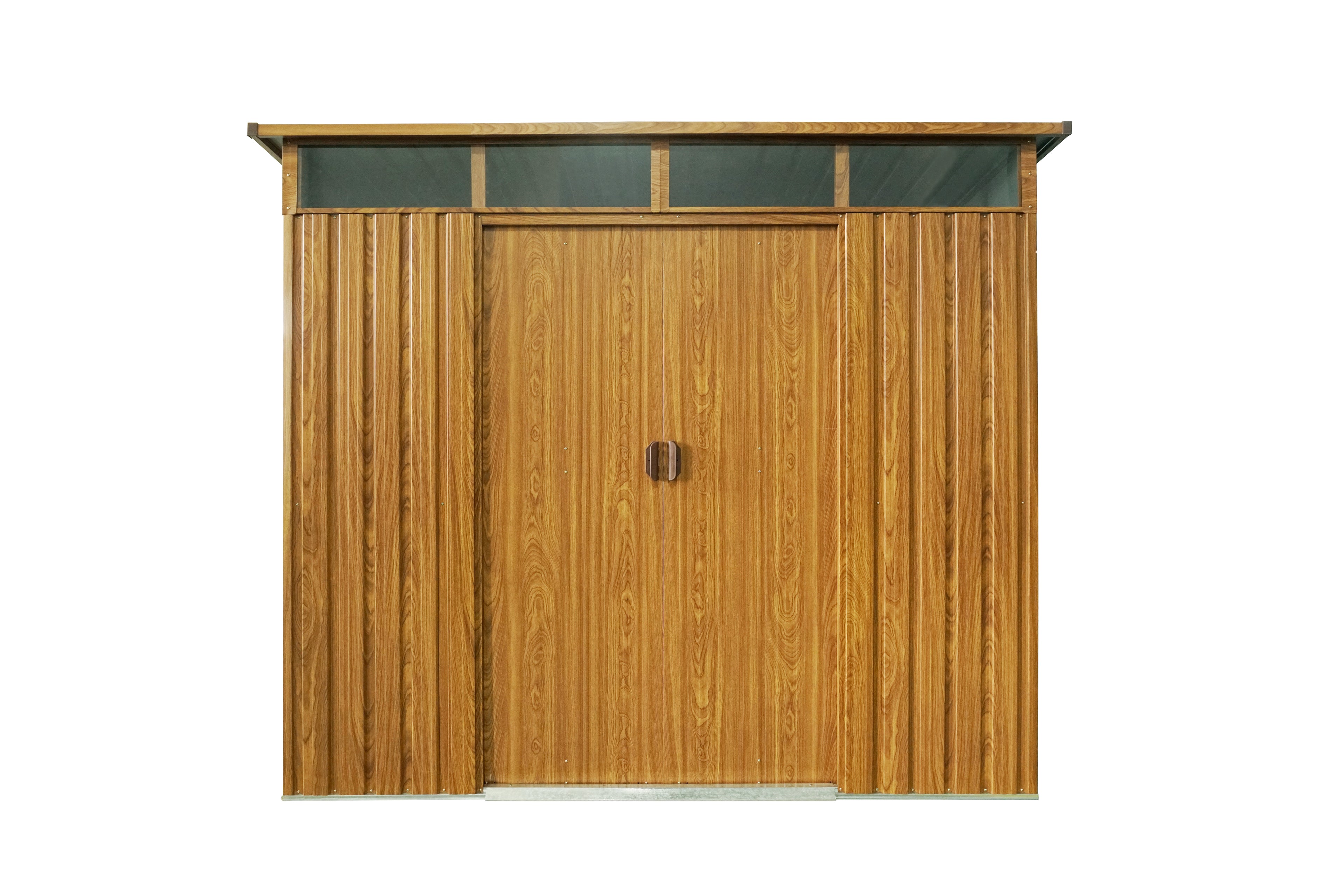Gerätehaus Lübeck 86, Holzoptik