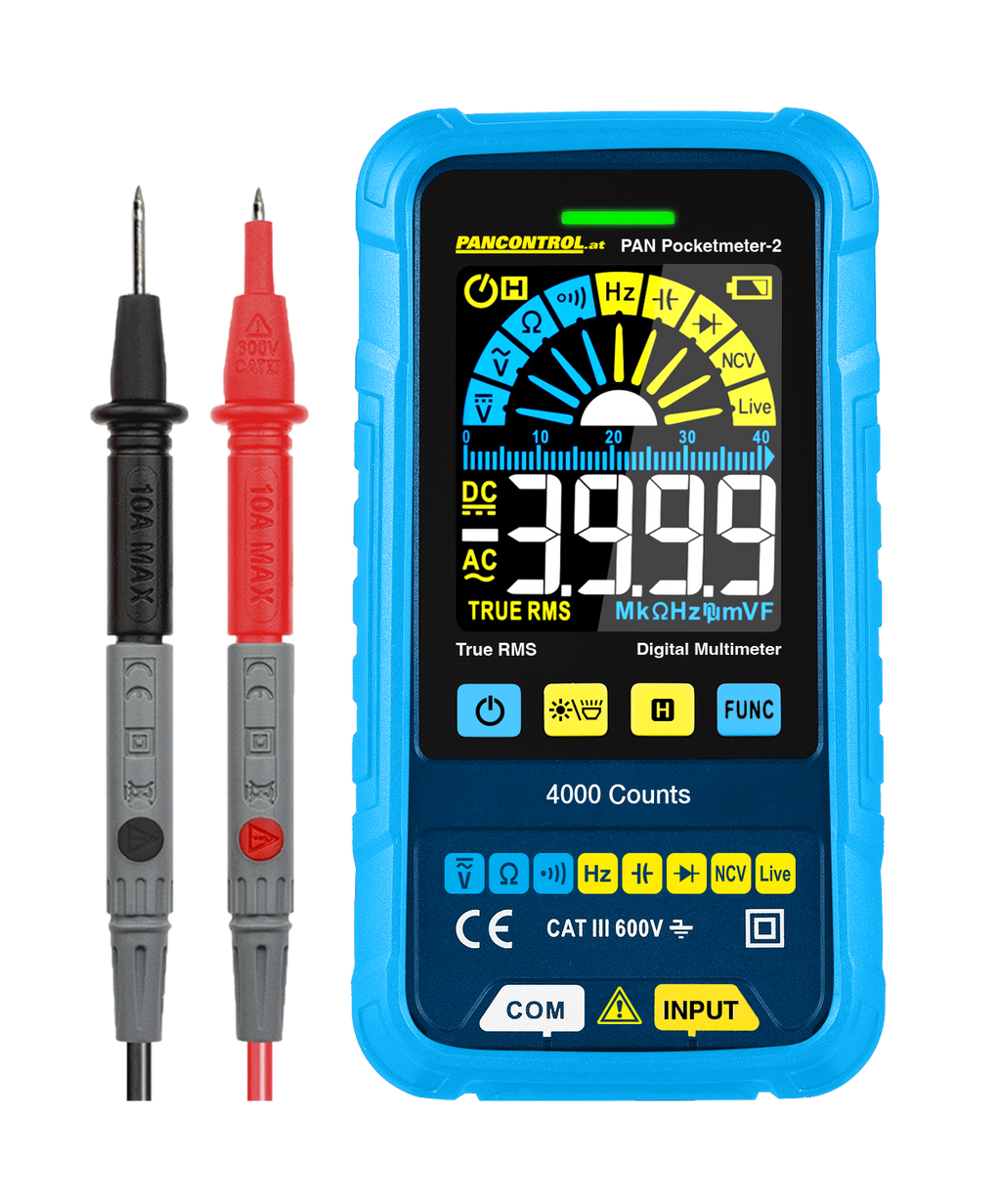 Taschen Multimeter CAT III 600V