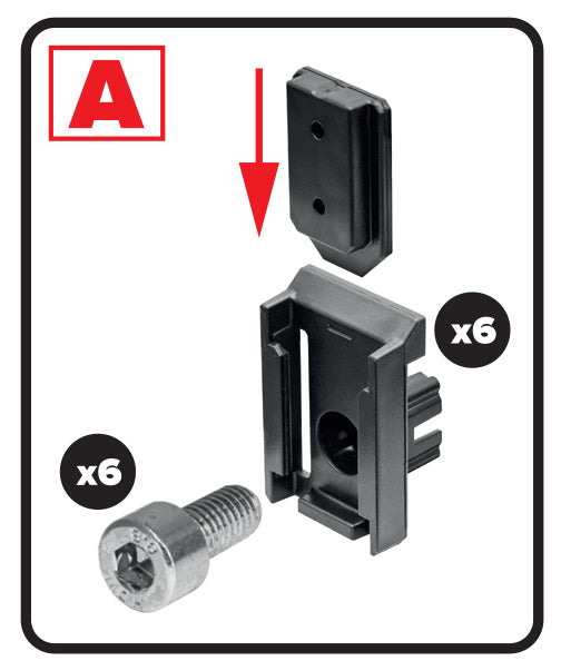Qbrick System Custom Connector SET 2