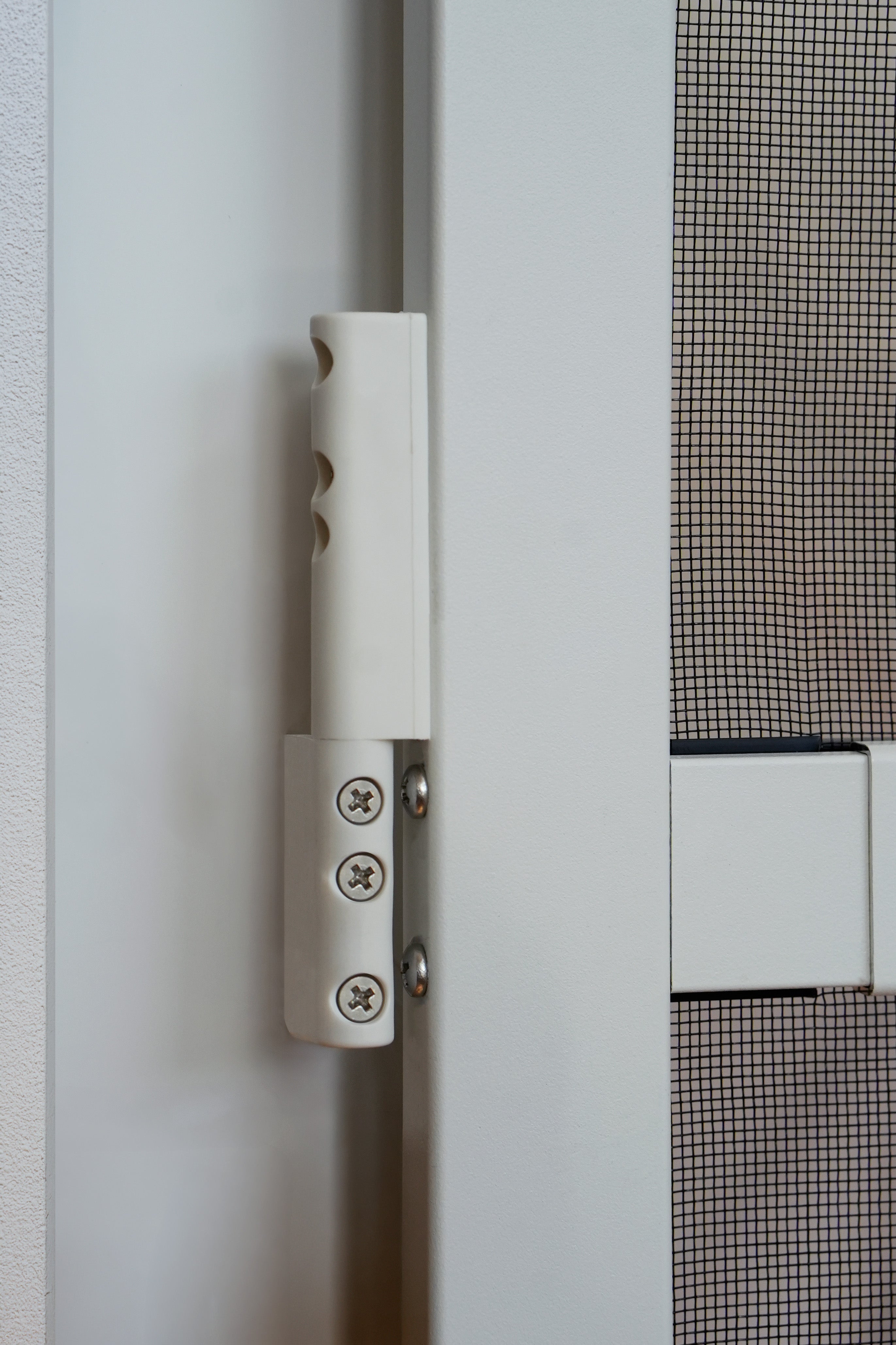 Insekten-Klapptür 100 x 210 cm Weiß