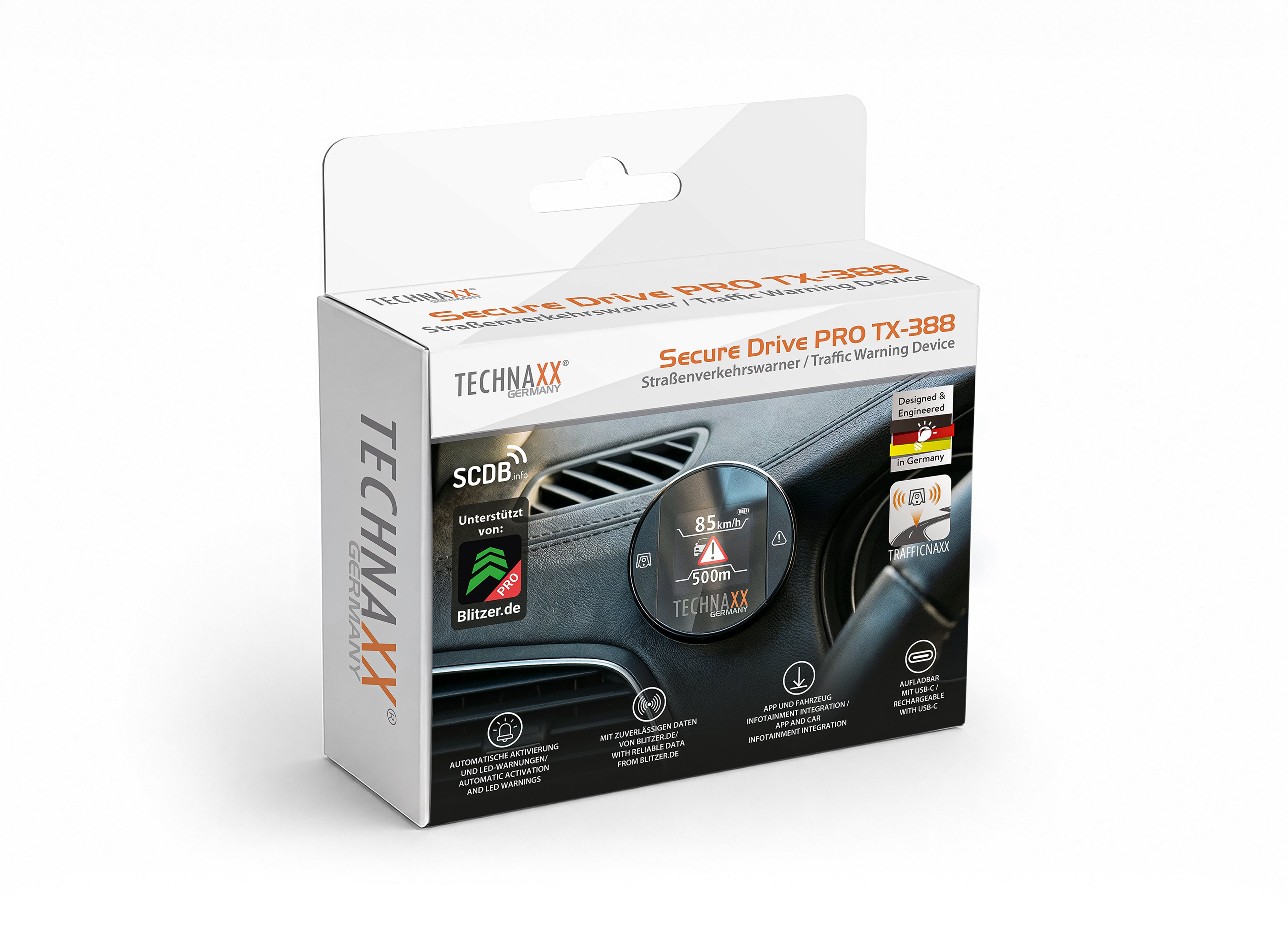 Radarwarner Secure Drive PRO mit Display TX-388