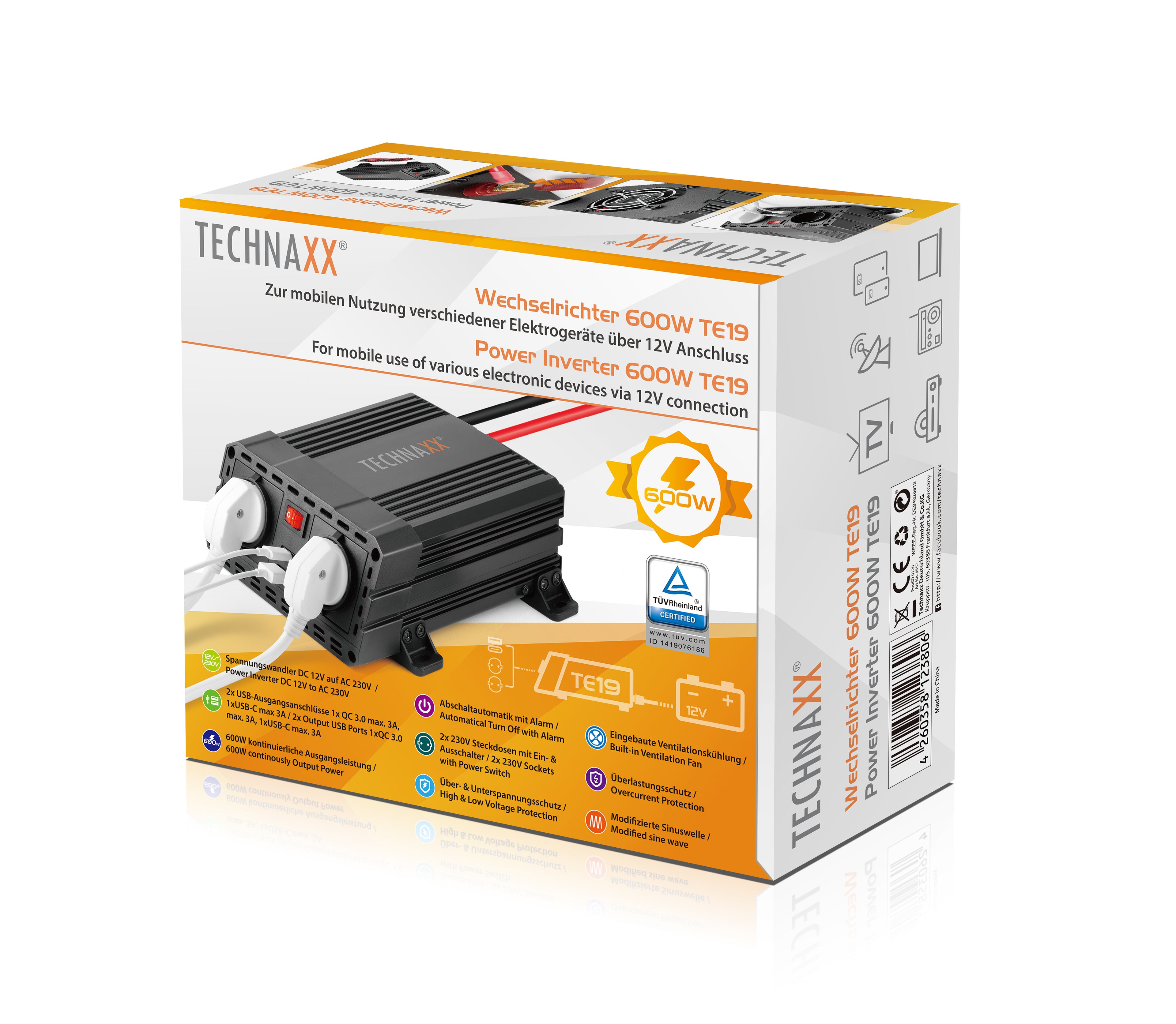 Wechselrichter 600W TE19