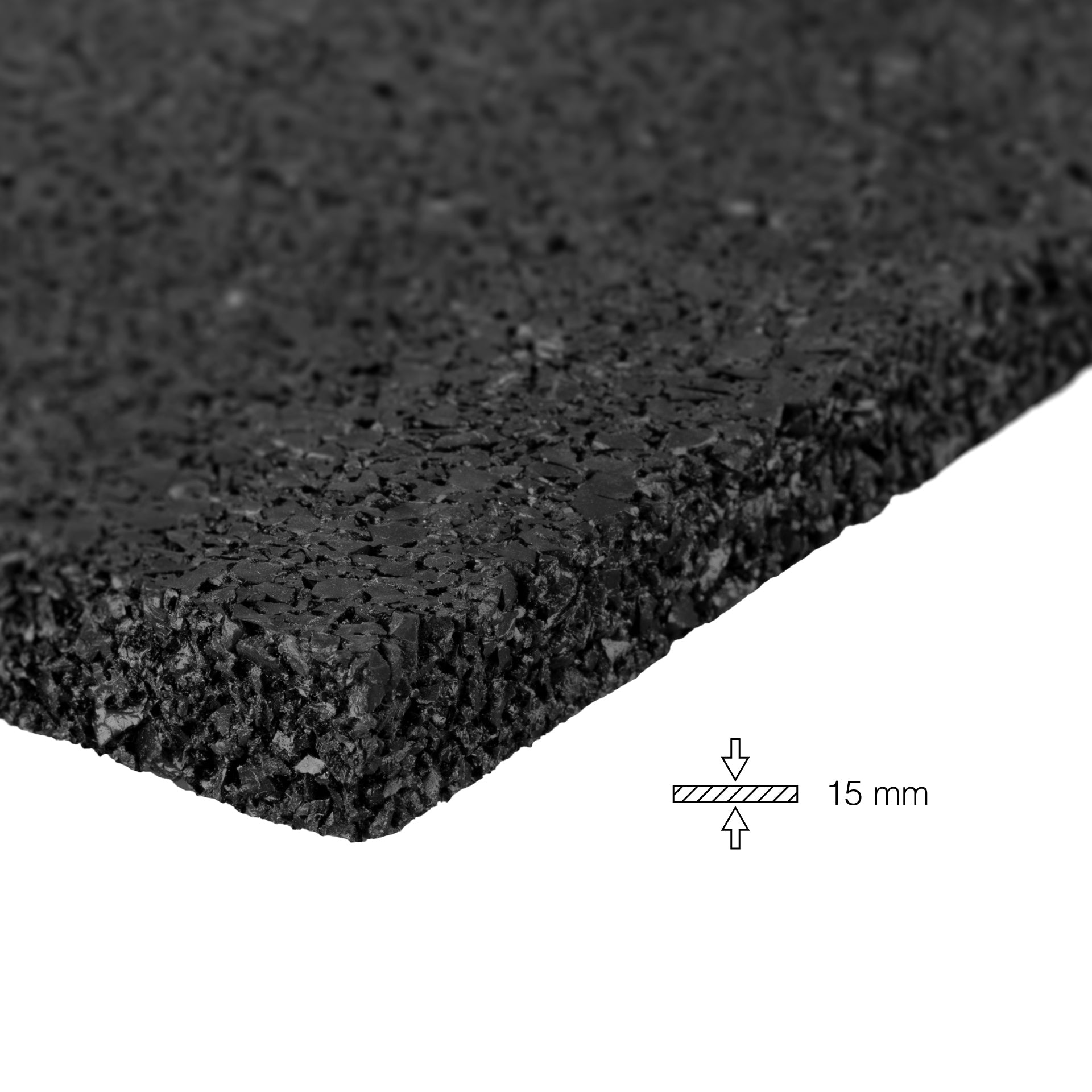 Antivibrationsmatte 600x600x15 mm