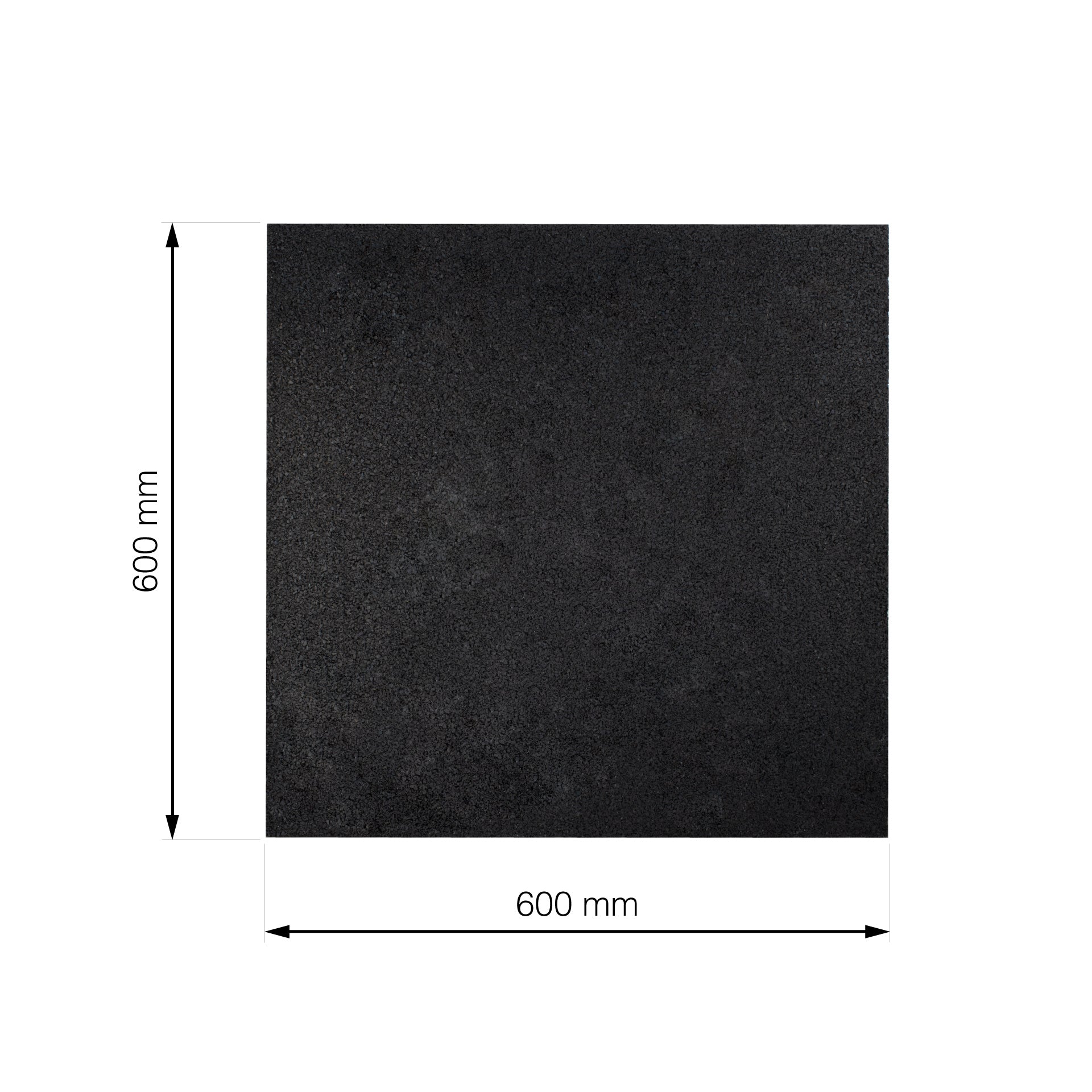 Antivibrationsmatte 600x600x15 mm