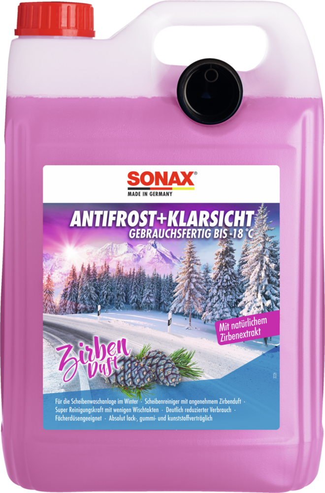 AntiFrost+KlarSicht bis -18 °C Zirbe
