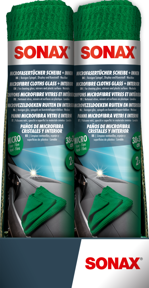 Microfasertücher Scheibe + Innen 2 Stk.