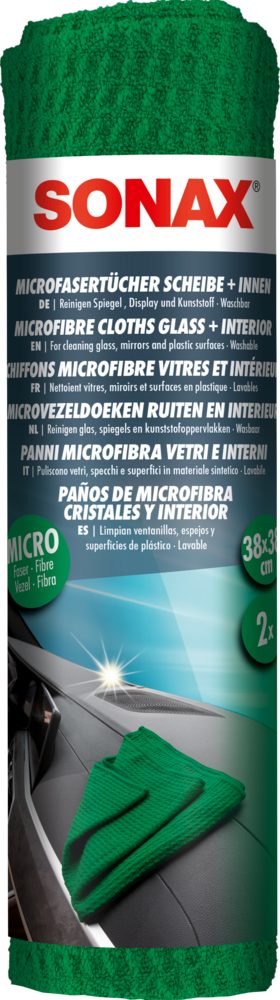 Microfasertücher Scheibe + Innen 2 Stk.